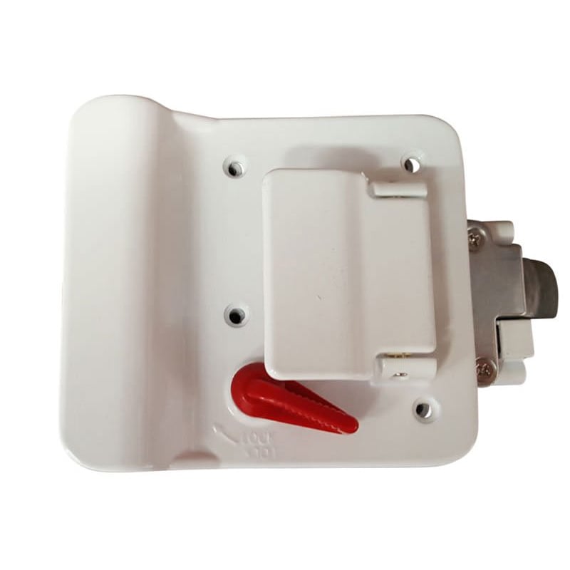 Trailer Door Lock - White - 9