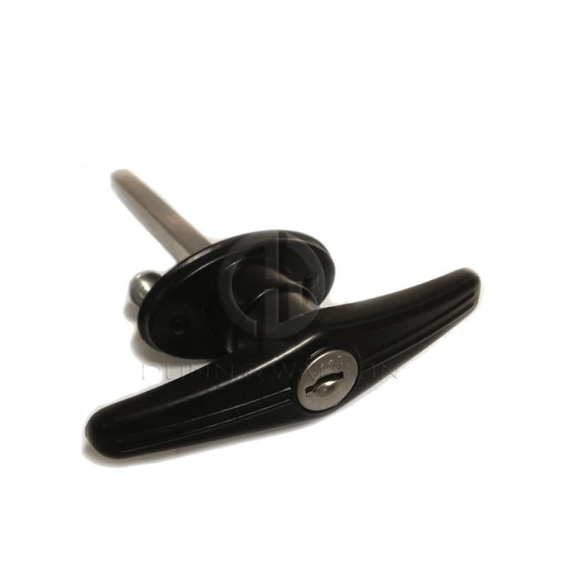 Rear Fixing T Handle - Black - 6