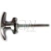 Rear Fixing T Handle - Chrome - 9