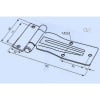 Medium Over Seal Hinge - Stainless Steel - 2