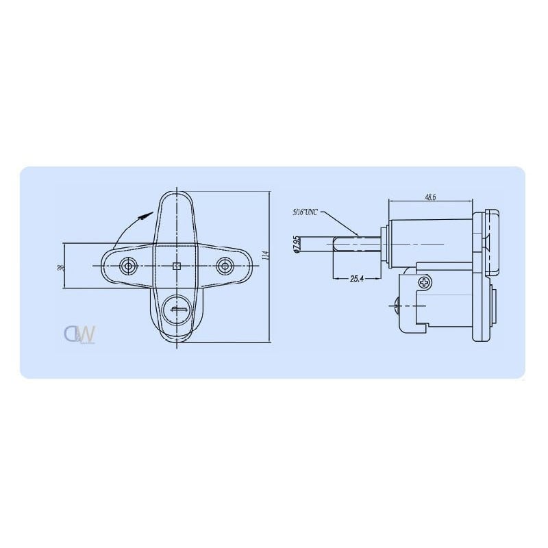 Pop Up T Handle - 10