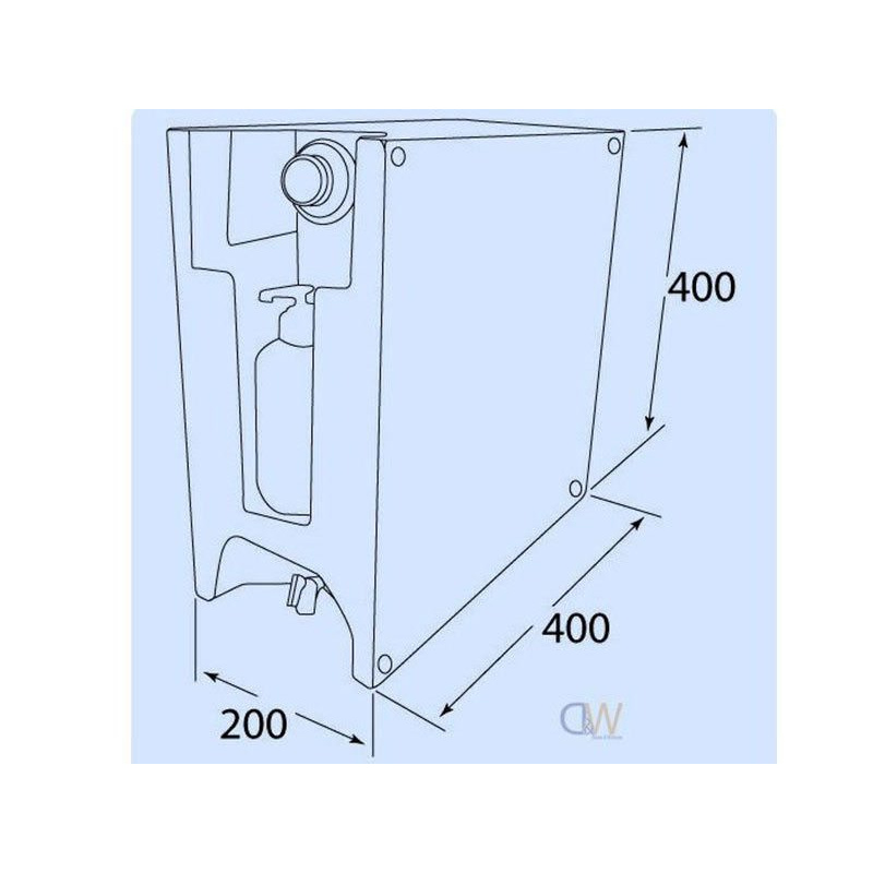 23L Vehicle Water Tank (Australian Made) - 1