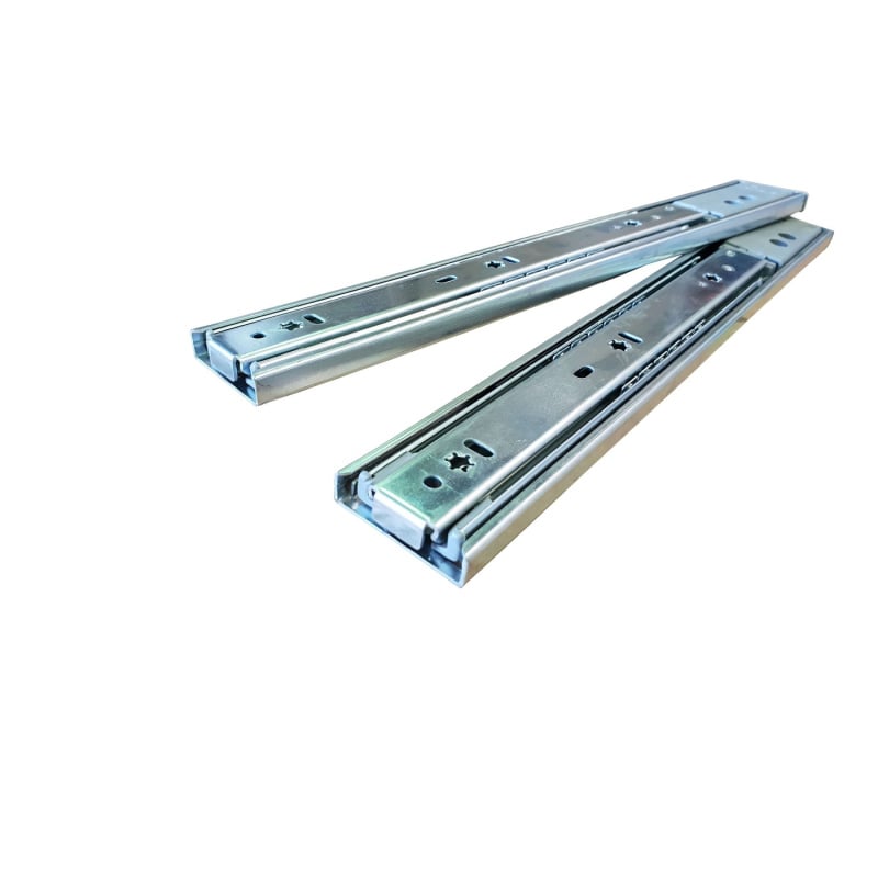 45Kg Soft Close Drawer Slides - Zinc - 10