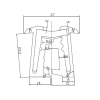 Aluminium Waterproof Hinge - 2400mm Length - 6