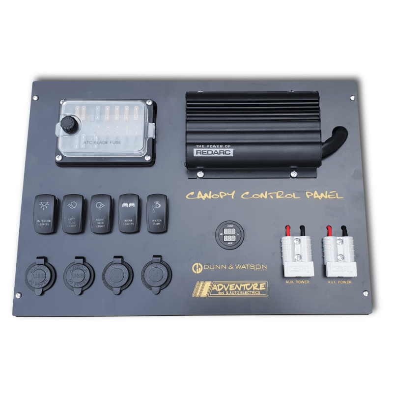 Canopy Control Panel + Redarc Charger - 3