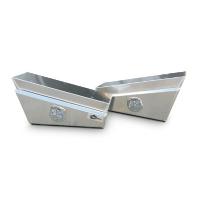 Single Tapered Rope Rail Ute Tray Toolbox (Pair / Aus Made) - 1