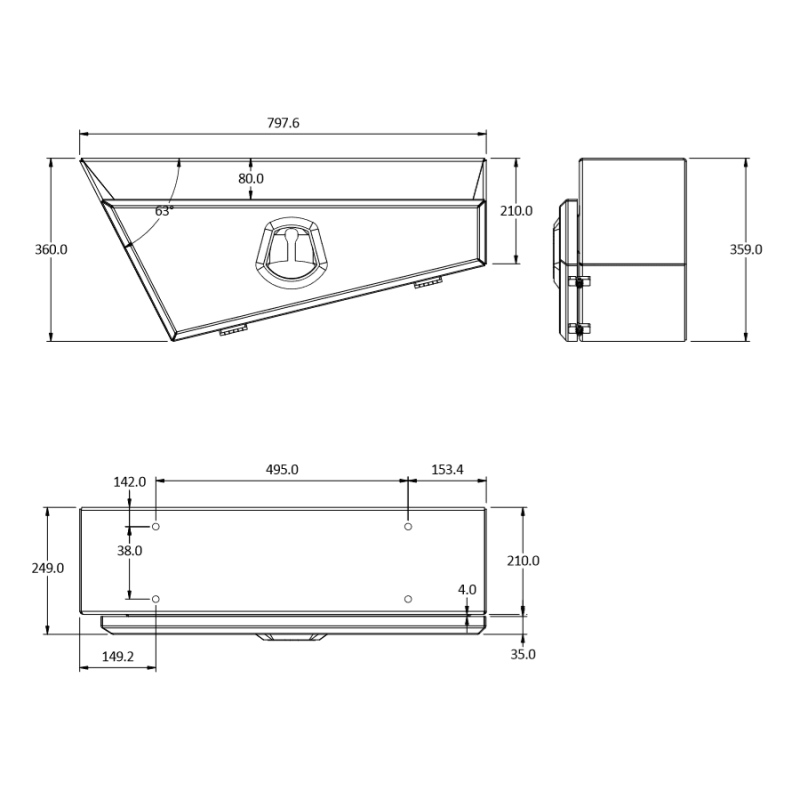 Single Tapered Rope Rail Ute Tray Toolbox (Pair / Aus Made) - 5