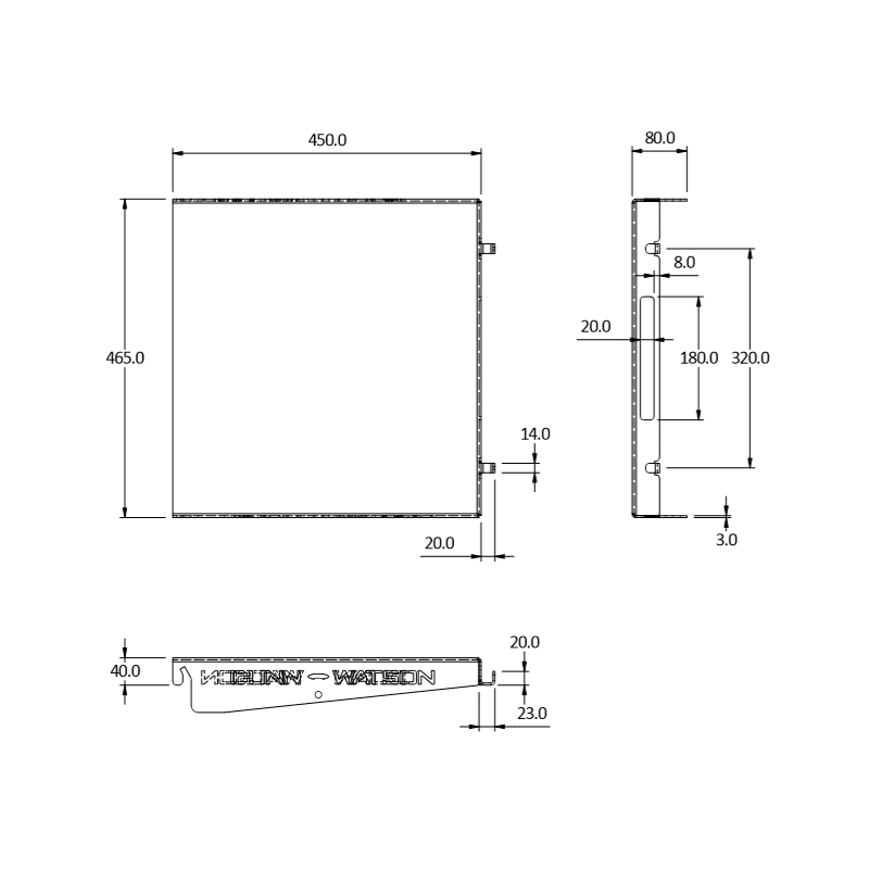 Aluminium Bench to suit MSA Drop Slides (Australian Made) - 4