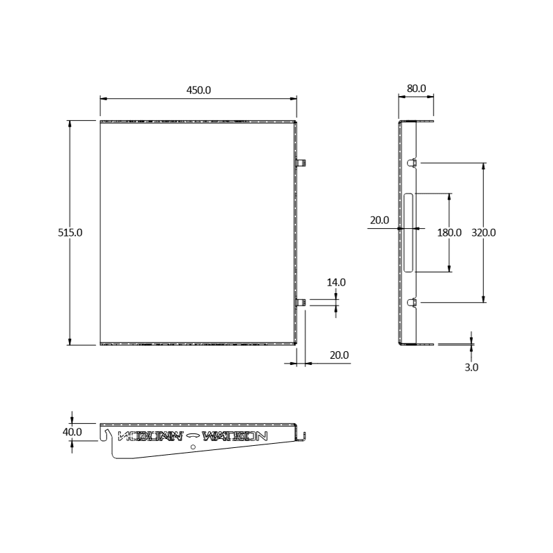 Aluminium Bench to suit MSA Drop Slides (Australian Made) - 5