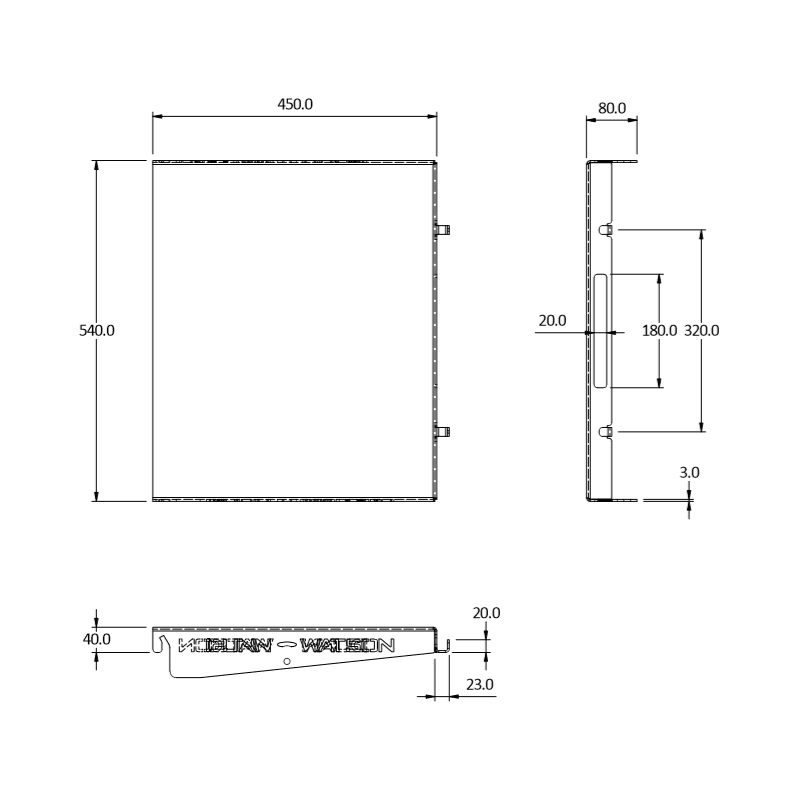 Aluminium Bench to suit MSA Drop Slides (Australian Made) - 6