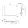 Aluminium Bench to suit Standard Fridge Slides (Australian Made) - 5