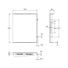 Aluminium Bench to suit Standard Fridge Slides (Australian Made) - 7