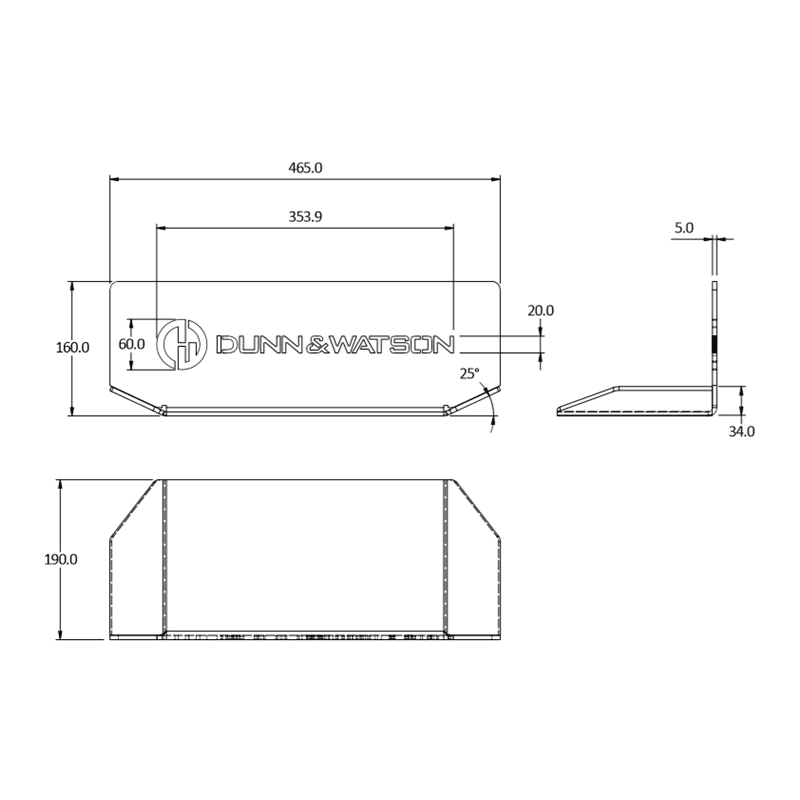 Canopy Spare Wheel Carrier (Australian Made) - 3