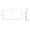 Side Bench to suit Standard Fridge Slides (Australian Made) - 3