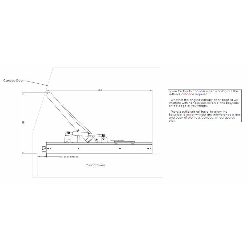 Clearview Easy Fridge Slide ES-100 Plus - 5