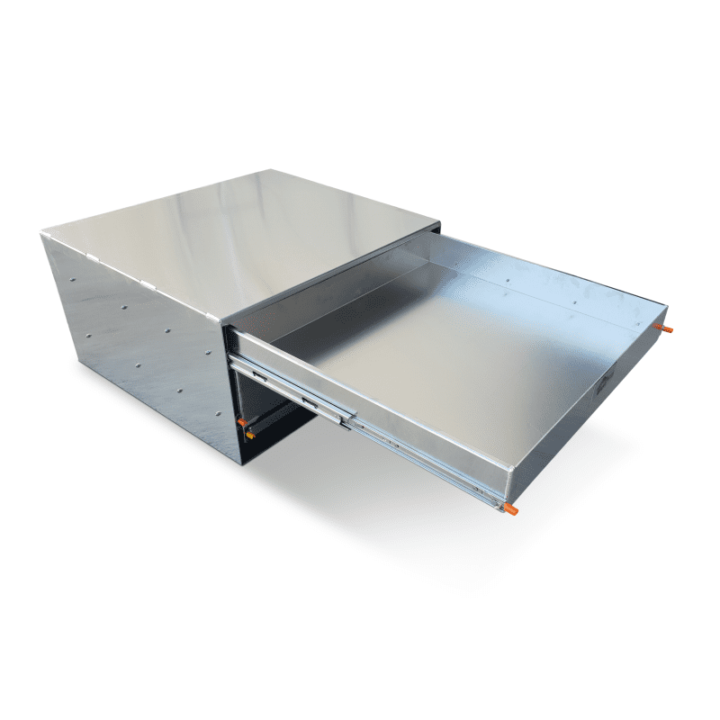 900mm W x 800mm D x 450mm H Double Canopy Cargo Drawer + Bench (Aus Made) - 6