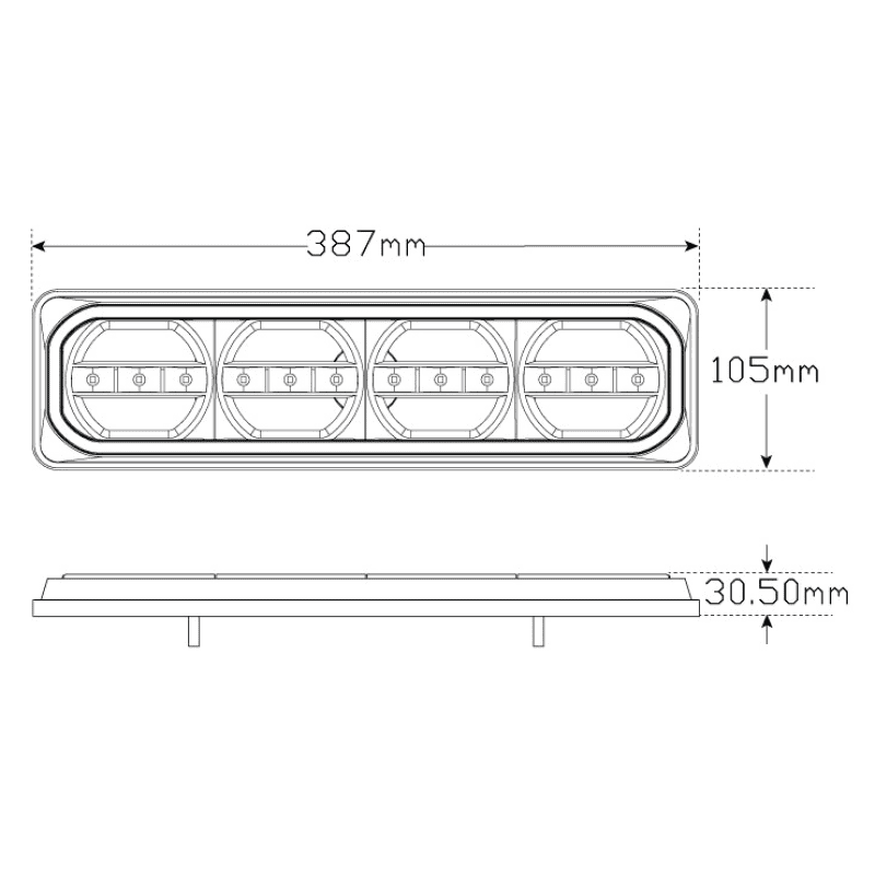 Maxilamp 385 Series Ute Tray Lights - 1