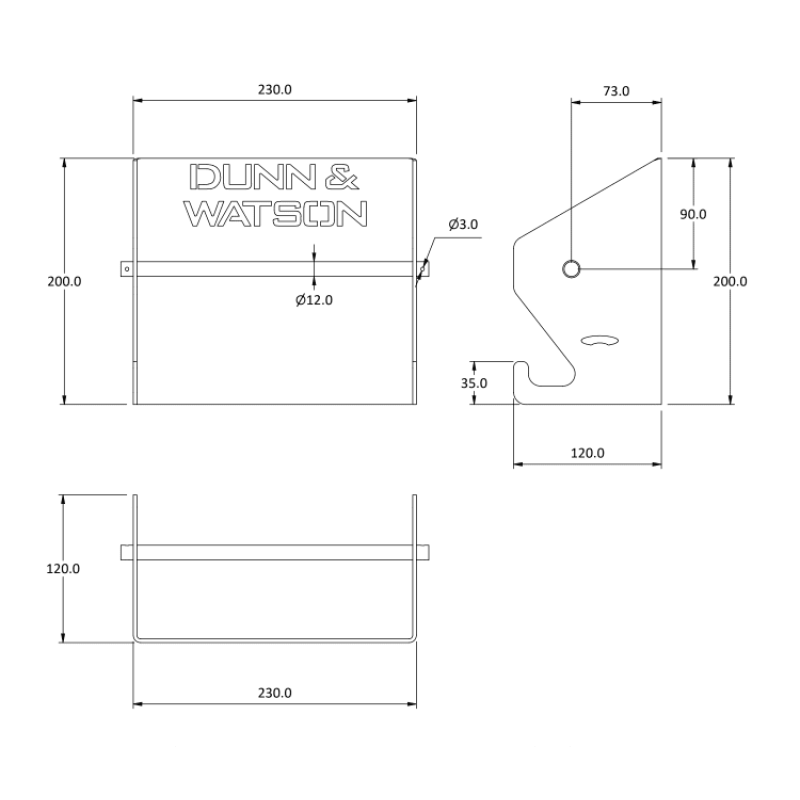 4wd Canopy Paper Towel Holder (Australian Made) - 4