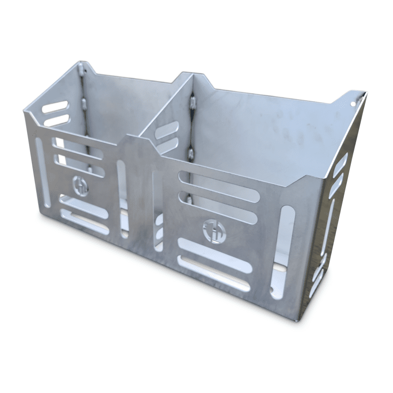 Aluminium Double Canopy Jerry Can Holder (Australian Made) - 1