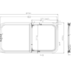 Curved Sliding Van Window - 8