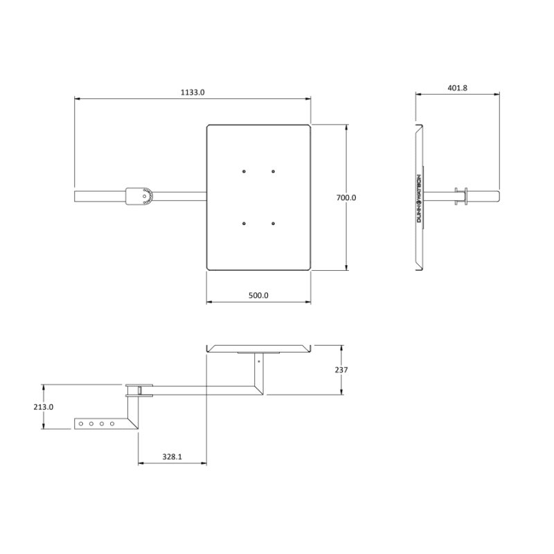 Portable BBQ Table for Caravan or Trailer (Australian Made) - 5