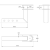 Portable BBQ Table for Caravan or Trailer (Australian Made) - 6