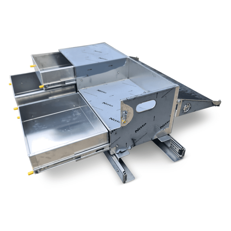 Slide Out Trailer Camping Kitchen with Burner Bay (Australian Made) - 1