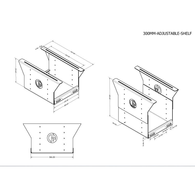 4wd Adjustable Canopy Shelf - 1