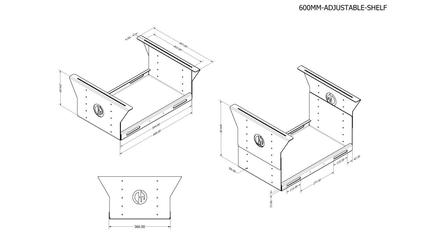 4wd Adjustable Canopy Shelf - 1