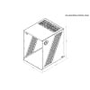 Bushman Upright Fridge Aluminium Enclosure - 1