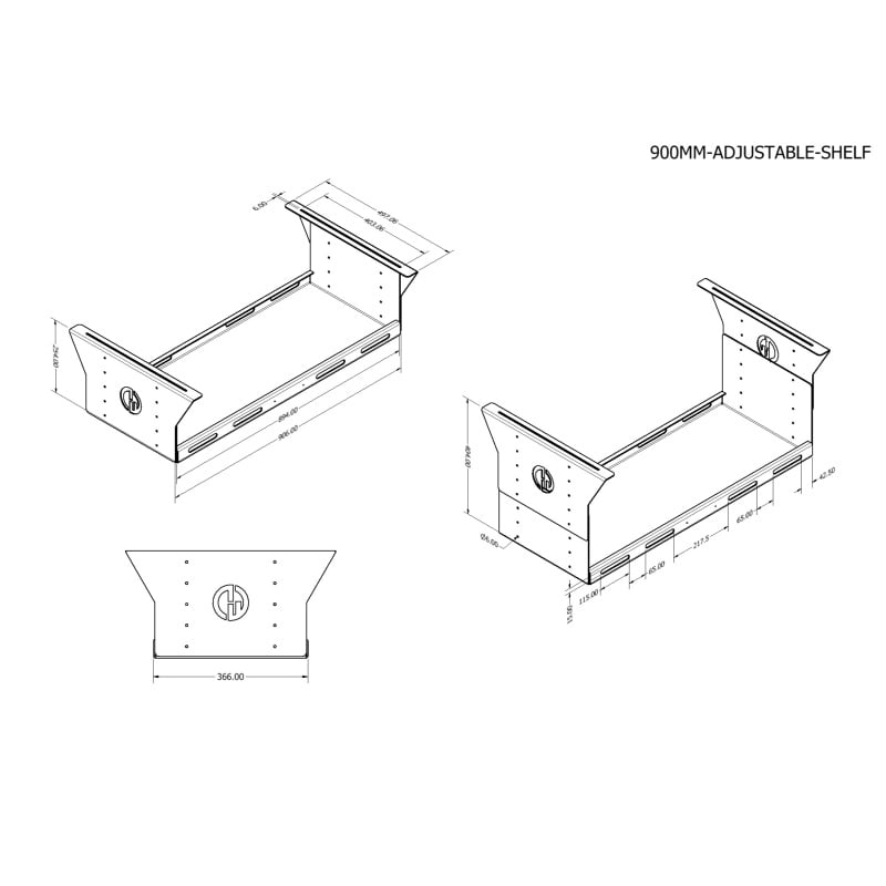 4wd Adjustable Canopy Shelf - 1