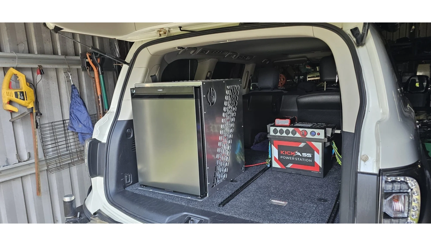 Bushman Upright Fridge Aluminium Enclosure - 1