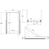 95ltr Slide And Tilt Fridge Slide Dimensions