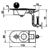 Rounded Base Compression Lock Dimensions