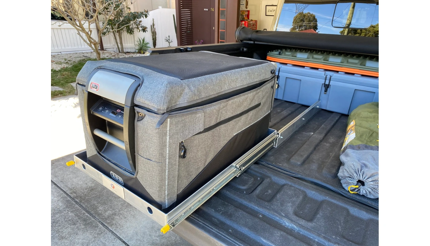 Dunn And Watson 4wd Fridge Slide Installed In Customers 4x4 Ute Tub