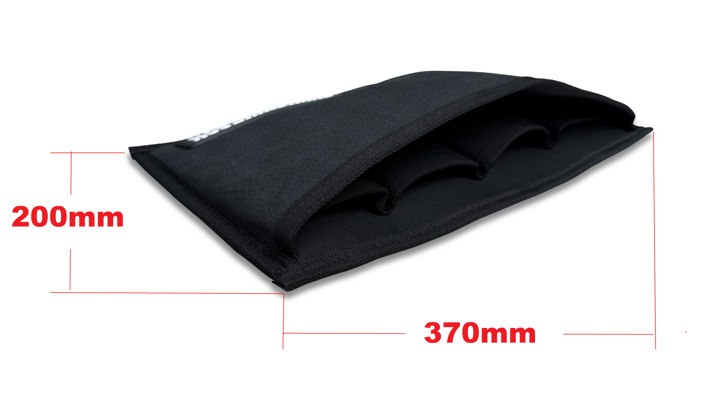 4x4 Black Canvas Dash Organiser - 1