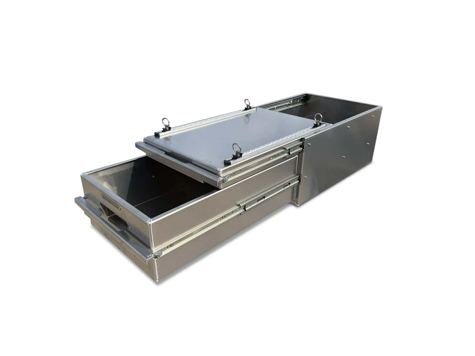 Bushmaster Series 4wd Cargo Drawer Half Open