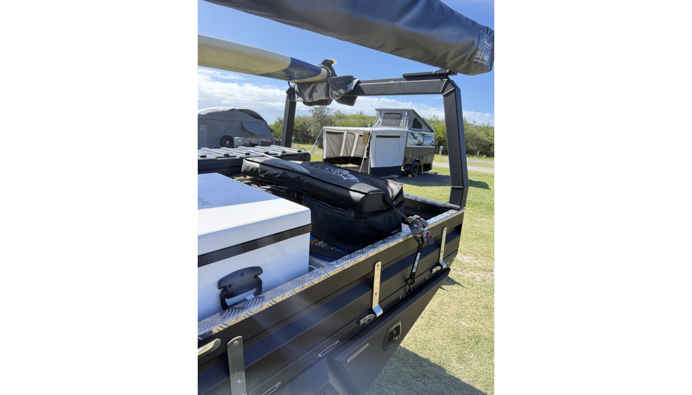 304 Stainless Steel Auto Retractable Strap Securing Load In 4wd Ute Tray