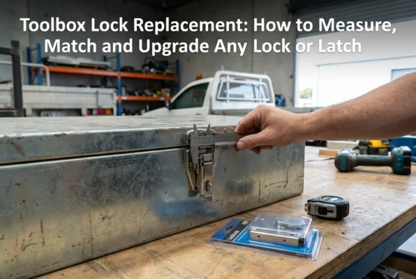 Professional header image for step-by-step guide: Toolbox Lock Replacement: How to Measure, Match and Upgra...