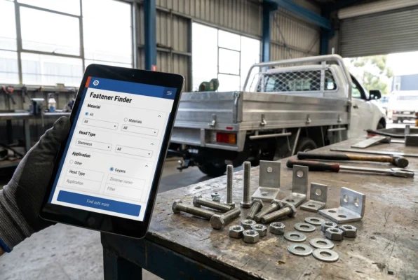 Professional header image for step-by-step guide: How to Use the Fastener Finder to Get the Right Fastener